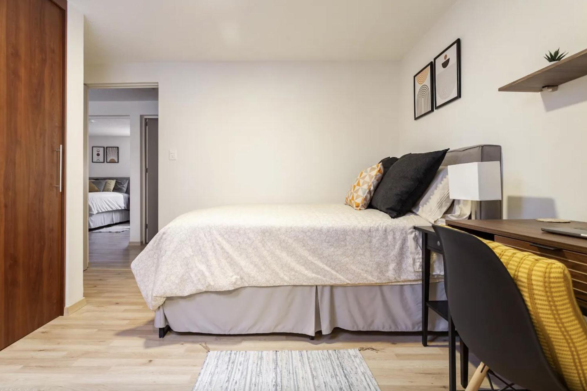Bedroom With Private Bathroom In Roma Norte In Mexico by Eksteriør bilde